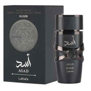 Asad Elixir by Lattafa is a masterfully crafted fragrance that captures power, sophistication, and charisma in every drop.